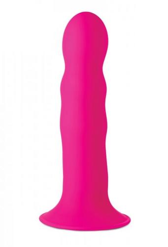Squeeze-It Wavy Dildo - Pink