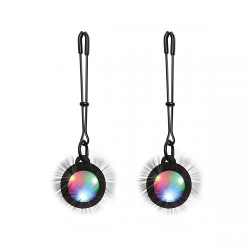 Charmed - Tweezer Nipple Clamps with LED Lights