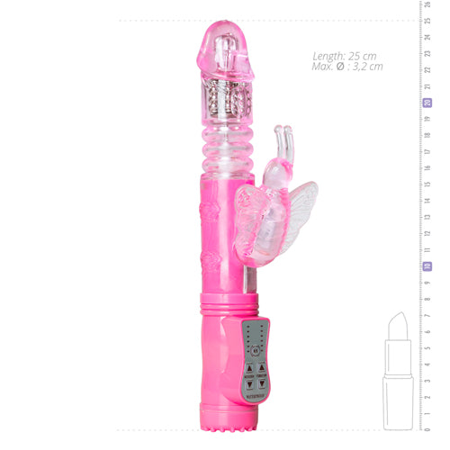 Easytoys Pink Butterfly Vibrator SEX DRUNK Easytoys Pink Butterfly Vibrator SEX DRUNK
