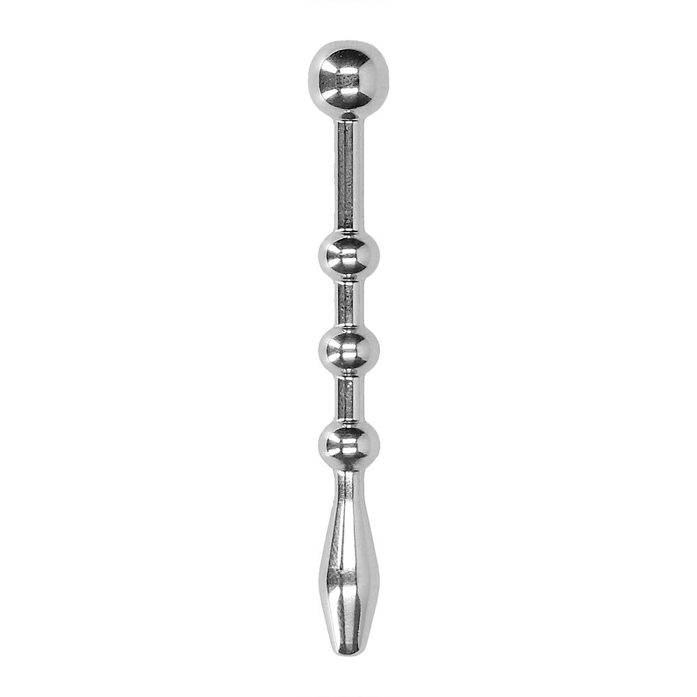 Tapón de acero inoxidable con sonido uretral Ouch con bolas